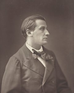 François Coppée Ranskalainen runoilija ja kirjailija, 1842-1908, n. 1876. tekijältä Nadar