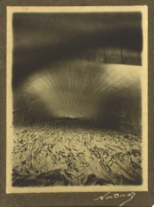 Le Géant Inflatingin sisustus, 1863 tekijältä Nadar