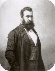 Jean-François Millet, ranskalainen taidemaalari, 1860-luku tekijältä Nadar
