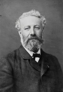 Jules Verne (1828-1905). ranskalainen kirjailija. Noin 1880 tekijältä Nadar