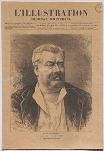 Herra de Villemessant, kuollut 11. huhtikuuta 1879 tekijältä Nadar
