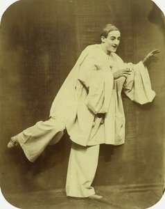 Pierrot Running, 1854-55. tekijältä Nadar