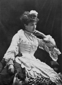 Sarah Bernhardt, ranskalainen näyttelijä, 1865 tekijältä Nadar