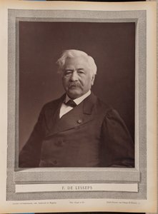 F. de Lesseps tekijältä Nadar [Gaspard Félix Tournachon]