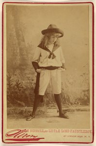 Tommy Russell pikku lordi Fauntleroyna tekijältä Napoleon Sarony