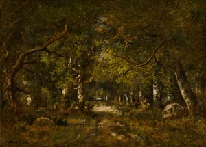 Metsäkohtaus, 1874. tekijältä Narcisse Virgile Diaz de la Peña