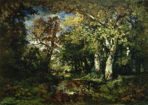 Fontainebleaun metsä tekijältä Narcisse Virgile Diaz de la Peña