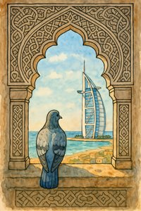 Pigeon Views Dubai tekijältä Natalie Bruns