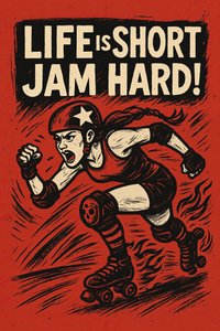 Roller Derby Jam Hard tekijältä Natalie Bruns