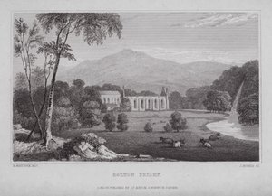 Bolton Priory (kaiverrus) tekijältä Nathaniel (after) Whittock