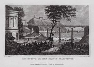 Museo ja uusi silta, Scarborough (kaiverrus)