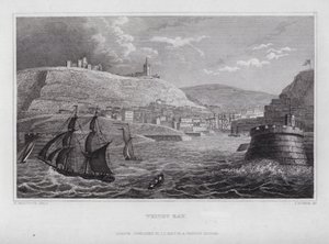Whitby Bay (kaiverrus) tekijältä Nathaniel (after) Whittock