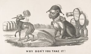 Miksi et ota sitä, 1861-64., 1861-64. Tekijät: Nathaniel Currier, James Merritt Ives, Currier ja Ives. tekijältä Currier and Ives
