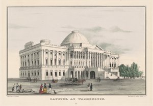 Capitol Washingtonissa tekijältä Nathaniel Currier