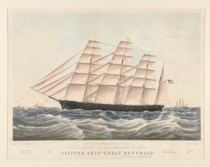 Clipper laiva tekijältä Nathaniel Currier