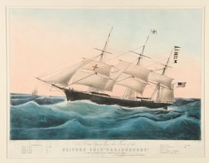 Clipper laiva tekijältä Nathaniel Currier