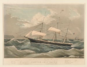 Clipper laiva tekijältä Nathaniel Currier