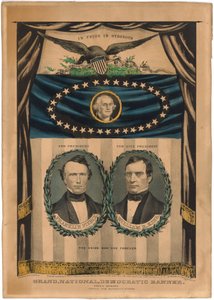Franklin Pierce ja William R. King tekijältä Nathaniel Currier