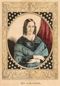 Sarah Childress Polk tekijältä Nathaniel Currier
