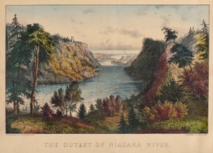 Niagara-joen suisto tekijältä Nathaniel Currier