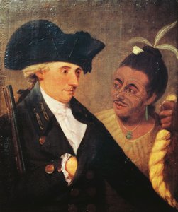 Kapteeni Charles Clerken (1741-1779), englantilaisen kapteenin ja James Cookin (1728-1779) matkakumppanin muotokuva. Nathaniel Dance-Hollandin (1735-1811) maalaus
