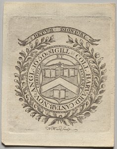 Kirjakilpi: Harvard Collegen sinetti