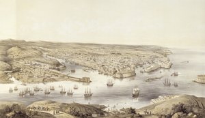 Sebastopol in All Its Glory, 1848, kaiverrus Day und Son, julkaistu 1857