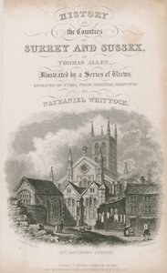 Pyhän Vapahtajan kirkko, Southwark, Surrey tekijältä Nathaniel Whittock