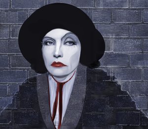 Greta Garbo, 2021 (digitaalinen) tekijältä Neale Osborne