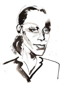Ingrid Thulin, 2025 (muste) tekijältä Neale Osborne