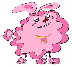 Pompom Villakoira - karikatyyri tekijältä Neale Osborne