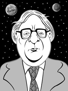 Ray Bradbury, 2019 (digitaalinen) tekijältä Neale Osborne