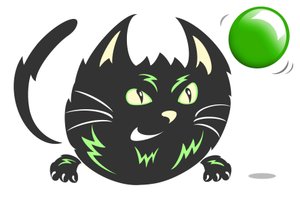 Zap Cat - karikatyyri tekijältä Neale Osborne