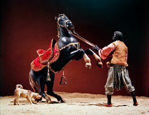 Figuurit, joulupäiväkodista ja -puusta (terrakotta & kangas) tekijältä Neapolitan School