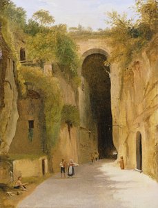 Crypta Napoletana, Posillipo-kukkulan alla, Napoli, n. 1840