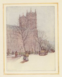 Westminster Abbey (värilitografia)