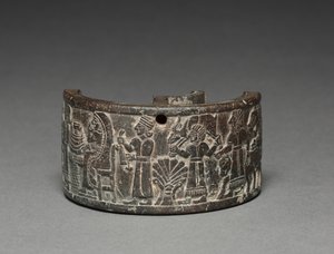 Juhla Pyxis, 800-750 eKr. (steatiitti) tekijältä Neo Hittite