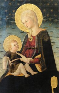 Neitsyt ja lapsi, yksityiskohta (maalaus)