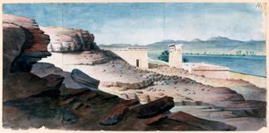 "Amadan temppeli Nubiassa", 1800-luku tekijältä Nestor l