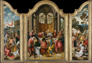 Viimeinen ehtoollinen, 1515-20. tekijältä Netherlandish