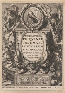 Apostolicarvm PII Qvinti Pont otsikkosivu. Max... tekijältä Netherlandish 17th Century after Sir Peter Paul Rubens