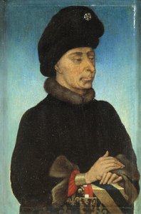 Muotokuva Johannes Pelottomasta, Burgundin herttuasta, 1400-luvun puoliväli.