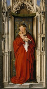 Neitsyt ja lapsi markkinarakossa, n. 1500. tekijältä Netherlandish Painter