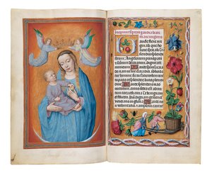 Tuntikirja, Gent tai mahdollisesti Brugge, n. 1505 tekijältä Netherlandish School