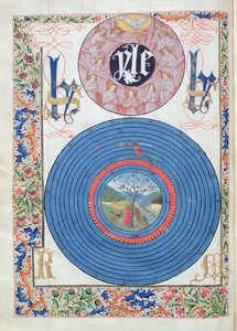 Ms 324 f.13 v. Holy Dove & Matter, Ovidiuksen Metamorphoses, 1479 tekijältä Netherlandish School