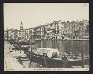 Näkymä Grand Canalille Venetsiassa Venetsia - Grand Canal - Veduta generale (otsikko esineessä) tekijältä Neue Photographische Gesellschaft