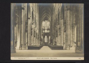Kölnin tuomiokirkon sisätilat Köln am Rhein. Dom, Inneres (otsikko esineessä)