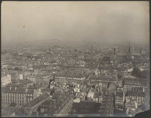 Panoraama Pariisista - Näkymä Pantheonin pohjoispuolelta katsottuna