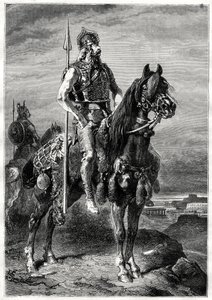 Gallialainen ratsumies, 1800-luku tekijältä Neuville