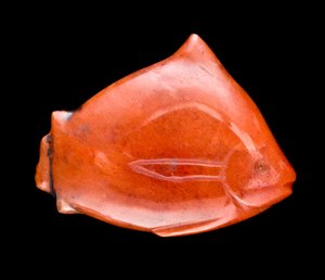 Kala amuletti tekijältä New Kingdom Egyptian